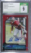 2020 Playbook Platinum Signatures 29/49 Antoine Winfield Jr CSG 9 Mint Auto 00ia