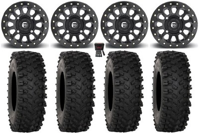 Fuel Vector Beadlock 15'' Wheels Black 35'' ATX470 Tires Can-Am Maverick X3