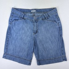 LEE Lower on the waist Women  s Size 16M Vintage Denim Jean Shorts Retro Clothing