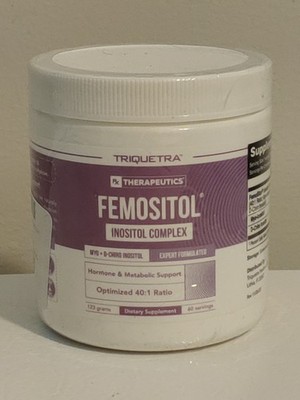 Triquetra Femositol Myo-Inositol & D-Chiro Inositol Powder 40:1 Ratio 60 Serving