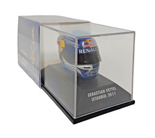 MINICHAMPS 1:8 MODELLINO CASCO AUTO F1 RED BULL VETTEL GP ISTANBUL 2011 DIE CAST