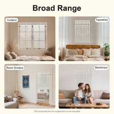 Large Macrame Wall Hanging Hand Woven Tapestry Boho Chic Art Bohemian Home Decor