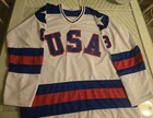 DAVE SILK AUTOGRAPH SIGNED USA HOCKEY GOLD 1980 REPLICA JERSEY ADULT XL COA