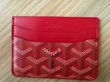 Designer Style Slim Kartenetui Geldbörse Rot...