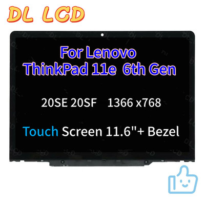 HD 11.6'' for Lenovo ThinkPad Yoga 11e 6 Gen LCD Touch Screen 5M10W64486 Display