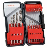 Bosch 18-Tlg. Metallbohrer-Set, Toughbox, HSS-G, DIN 338, 135°, 1?10 Mm