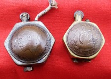 2 x WW2 British Trench Art