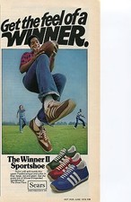 1978 Print Ad of Converse The Winner II Sportshoe The Shoe Place Sears