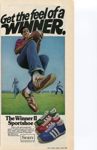 1978 Print Ad of Converse The Winner II Sportshoe The Shoe Place Sears |  eBay