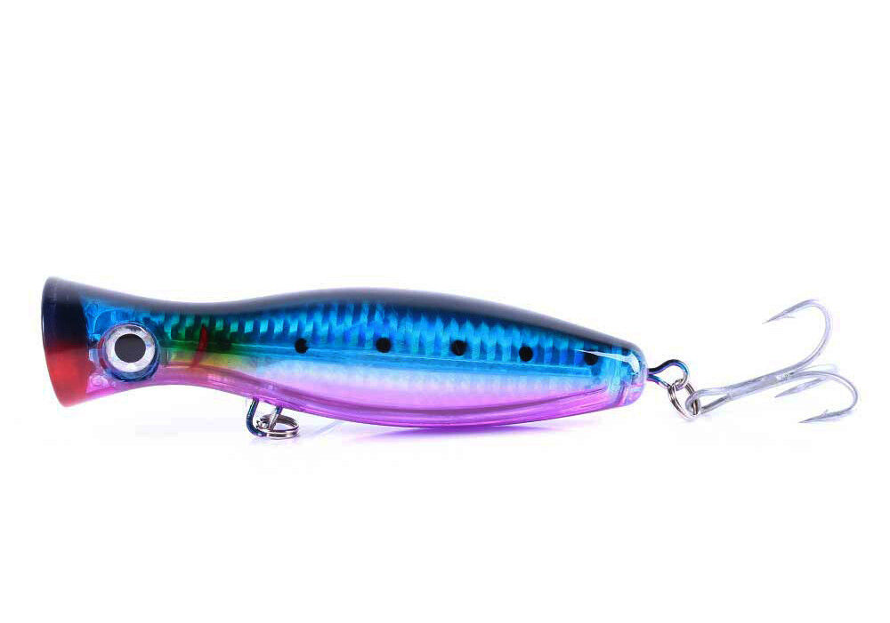 Lot of 4 Big Large TopWater Poppers Saltwater Surf Offshore Fishing Lure - Image 5