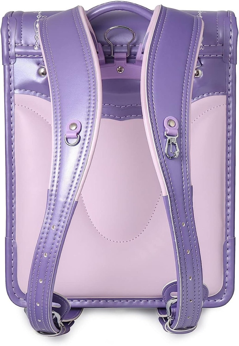 Backpack School Bag Japanese Randoseru Embroidery Violet Pearl