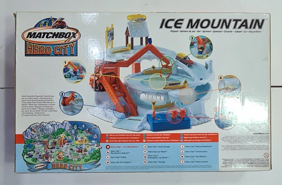 MATCHBOX MATTEL 2002 HERO CITY ICE MOUNTAIN NEW UNOPENED NOS  - Image 2 of 4
