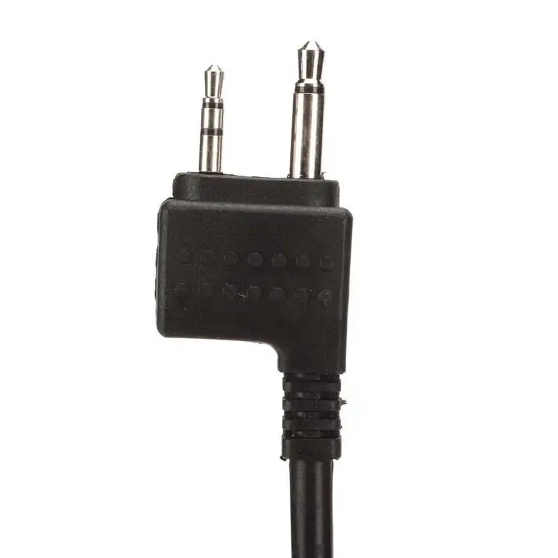 Tactical U94 PTT Adapter, 2 Pin Handsfree Push to Talk Adapter voor Midland 75 501 75 510 75 785 75 786 75 810, voor Alan 39, voor Alan 507