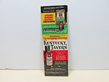 Kentucky Tavern Glenmore Distilleries Louisville Owensboro KY Matchbook Cover Ad