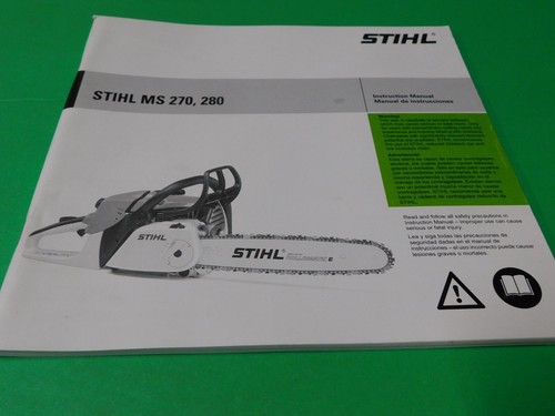 ORIGINAL MANUAL FOR STIHL MS270 MS280 CHAINSAW --- BOX 6199 V