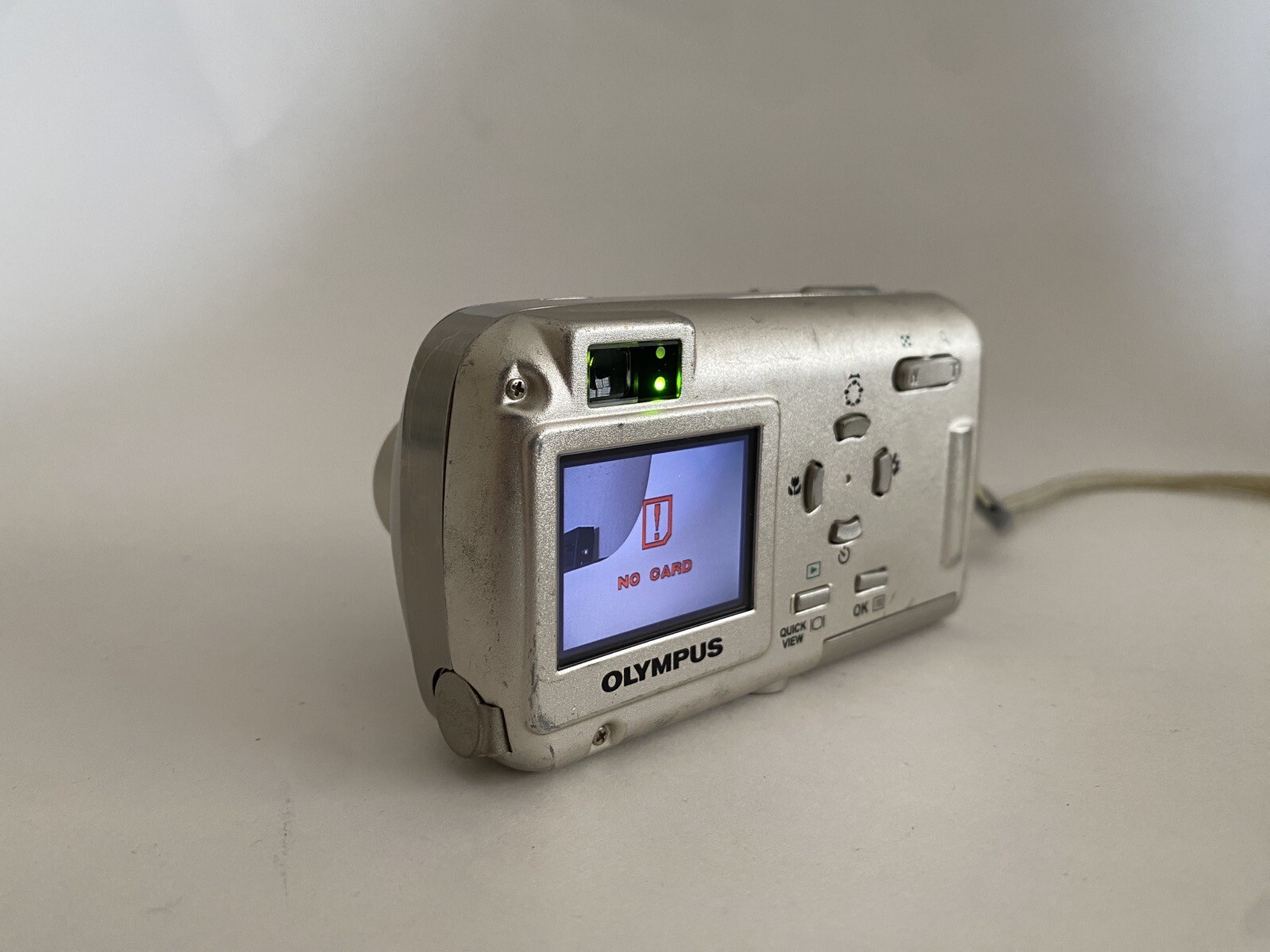 Olympus Stylus 400 Digital 4.1MP Camera Silver W/Charger Batteries Working*READ* eBay