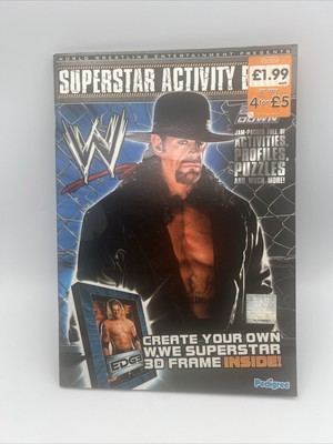 WWE Superstar Activity Book 2009 Pedigree