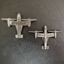 CV-22 Osprey Military Aircraft Shaped Challenge Coin