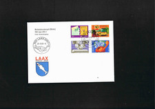 Schweiz Beleg Mi. Nr. 1180-1183 " PTT - Serie " Erstverwendungsst.: LAAX 29.9.80