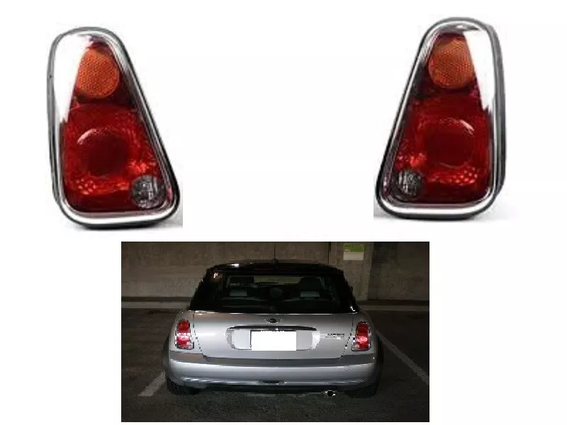 Set 2 Light Rear For Mini One Cooper 2004 2006 Unit Stop