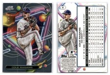 2023 Topps Cosmic Chrome Baseball Cole Ragans Base Rookie #69 - Texas Rangers