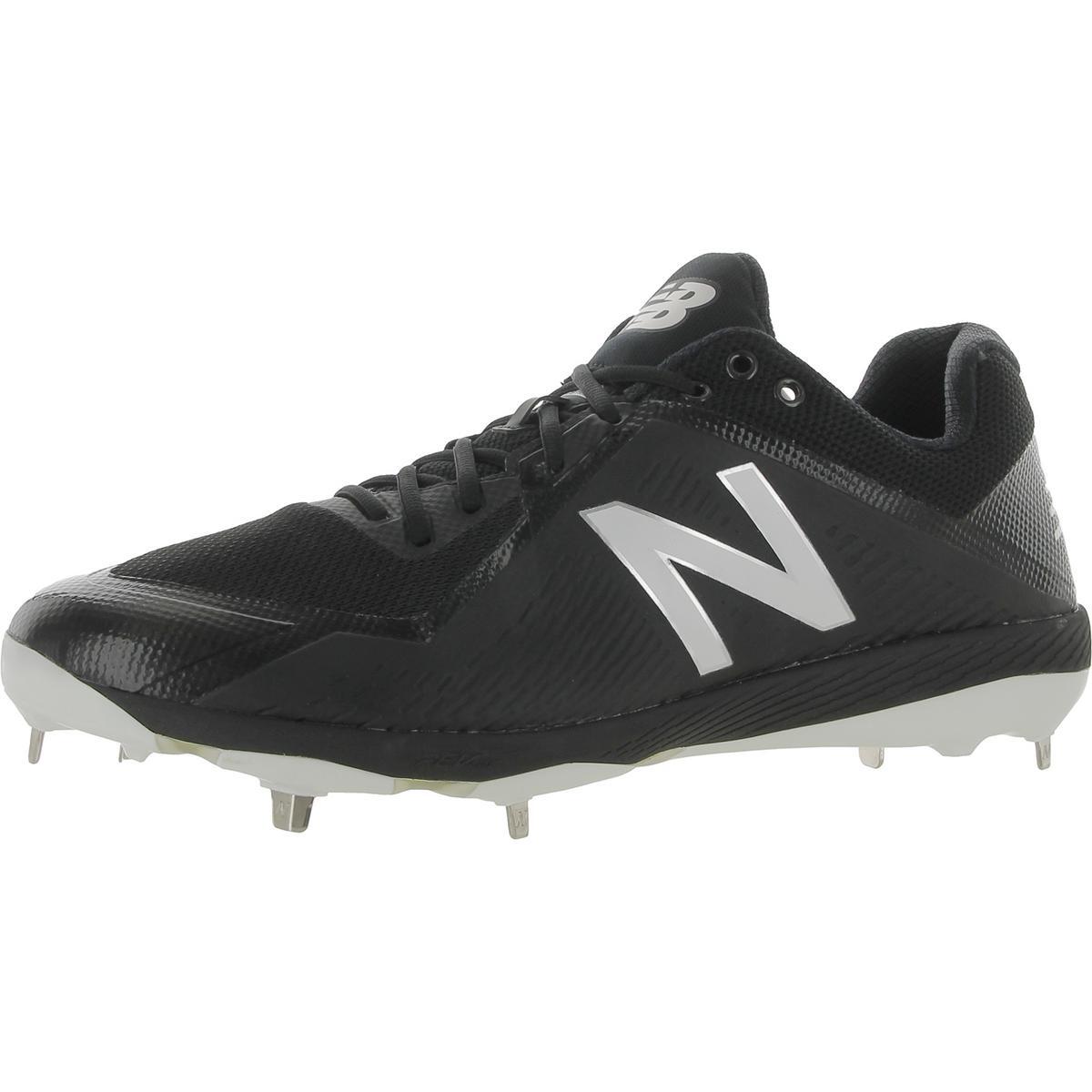 Кроссовки New Balance Mens 4040v4 B/W с металлическими шипами с низким берцем 16 Medium(D) BHFO 2689