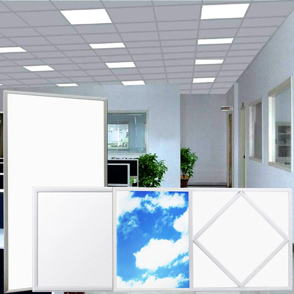 LED Panel Light Recessed Ceiling Cool White 6500K 4800LM 600x600 1200x600 Edge