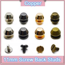 Screw Back Studs Rivet Purse Handbag Feet Rivet Flat Head Nail Leather Craft DIY