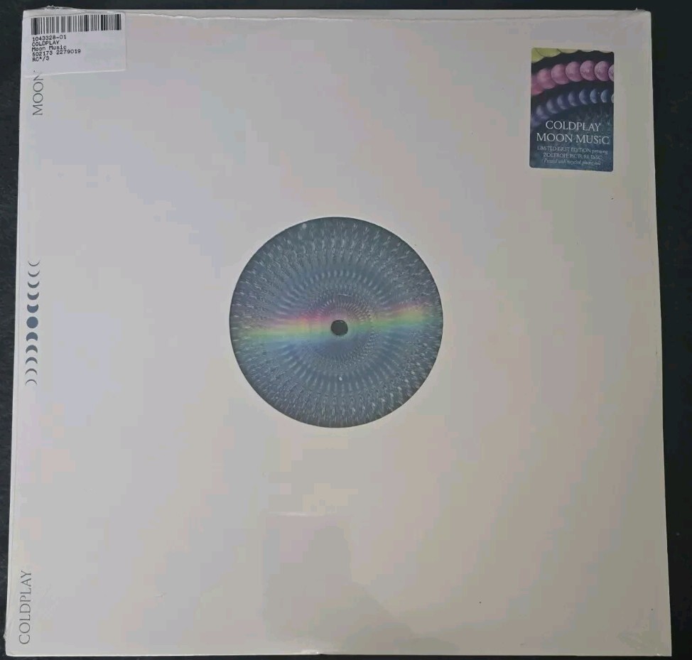 COLDPLAY MOON MUSIC ZOETROPE VINYL BLOOD RECORDS LIMITED NEW