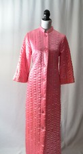 Vintage sz Small Bright Pink Housecoat