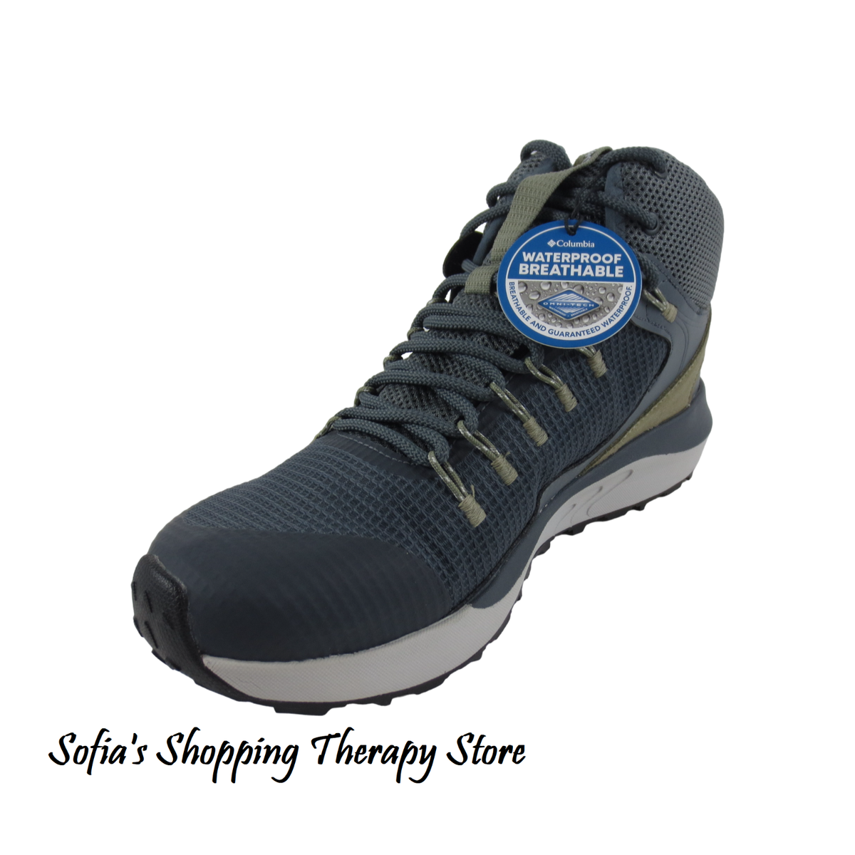 Columbia Trailstorm Mid Graphite Waterproof Hiking Boots Mens Size