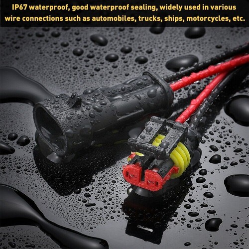 708x Kit Spina Connettori Super Guarnizione Cavo Elettrico Impermeabile Auto 1-6PIN - Foto 3 di 24
