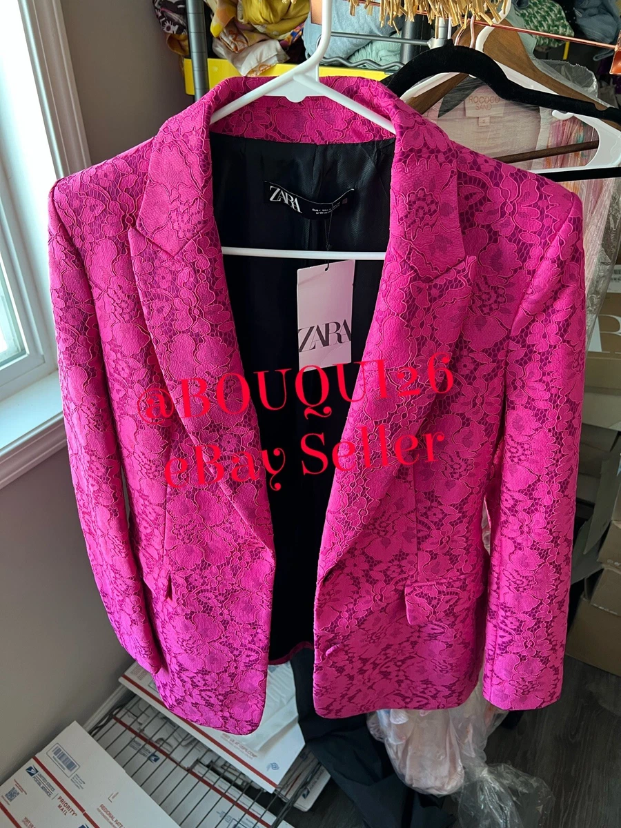 Zara lace blazer sale
