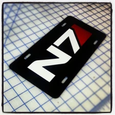 Mass Effect Custom License Plate Car Tag Novelty Vanity Plate
