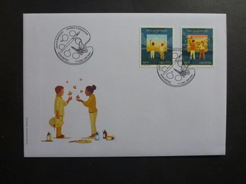 SWITZERLAND 2023 Pro Juventute Pair Stamps First Day Cover