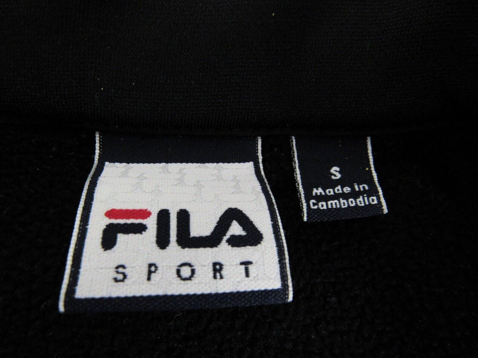 FILA Performance Sport Giacca Donna Piccola Leggera Full Zip Nero e Viola