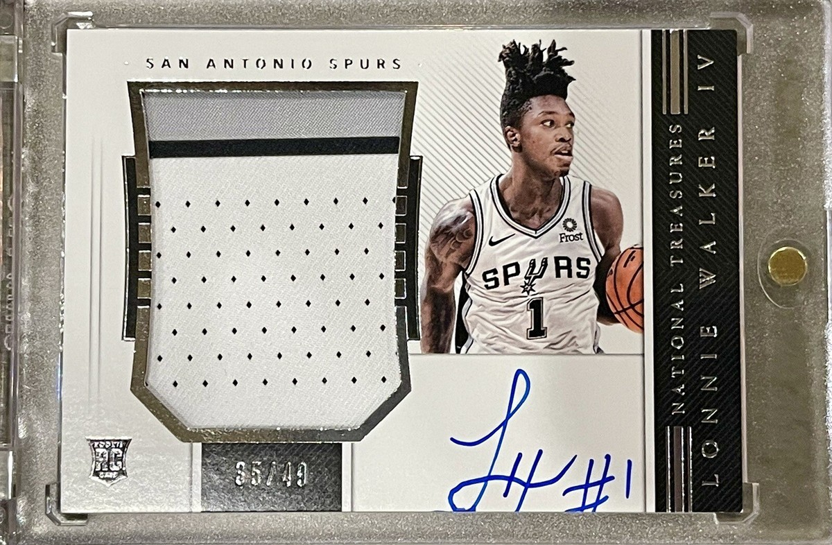 Lonnie Walker IV Flawless 10シリ RPA 2018-19 National Treasures Lonnie Walker IV ROOKIE PATCH