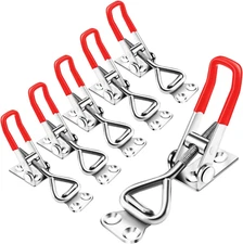 6 Pack Adjustable Toggle Latch Clamp 330Lbs Holding Capacity for Lid Jig