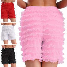 Womens Pumpkin Pants Lovely Pettipants Bloomers Panties Shorts Victorian Tiered