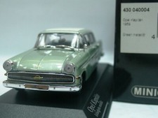 WOW EXTREMELY RARE Opel Kapitan Mk6 P2 2.6 1959 Isl Green 1:43 Minichamps-Rekord