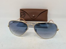 Vintage Classic RAY BAN Aviators Large RB3025 Gold Frame Sunglasses w/ Case 214