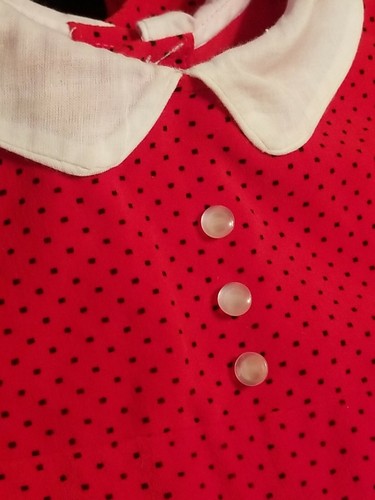 Vintage Feltman brothers Red Christmas Romper - Picture 5 of 10