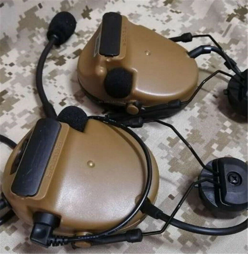 COMTAC III/C3 Single Com Reducción de Ruido Auriculares Tácticos Casco Versión Para TCA TRI Foto 3 de 4
