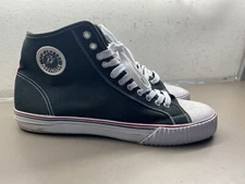 Unisex PF Flyers Center Hi Reiss Black White Canvas Hi Top MC1001BK Size Men 15