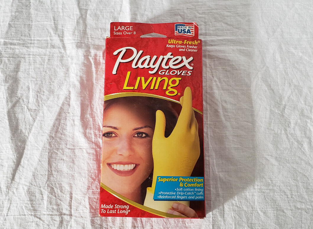 Gant universel en latex - taille L - jaune