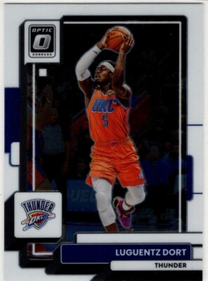 2022-23 Panini Donruss Optic Luguentz Dort No. 39 Oklahoma City Thunder