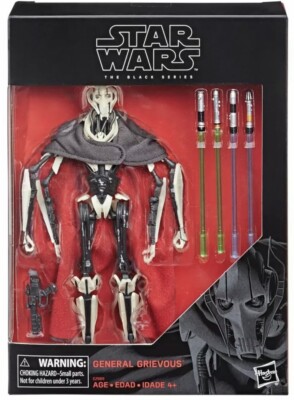 Star Wars The Black Series General Grievous 6'' Action Figure E2989 NIB Not Mint