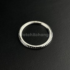 40.8mm x 32.6mm Silver Diver Watch Bezel Base – Submariner Polished for 40mm Sub