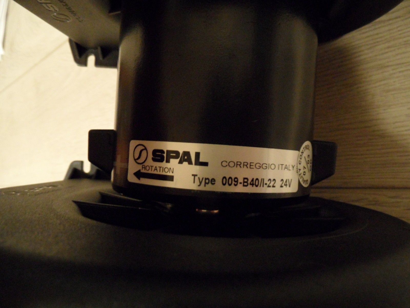 SPAL Cabin Air Heater Centrifugal Blower Fan Motor 24V Truck Bus