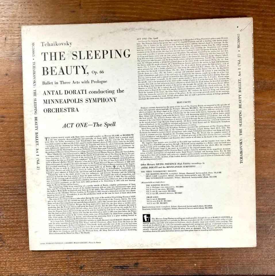 The Sleeping Beauty Tchaikovsky Dorati Mercury MG 50065 - Image 2 of 3
